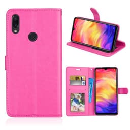 Wallet 3-kort til Xiaomi Redmi Note 7 (6,3 ")  - lyserød