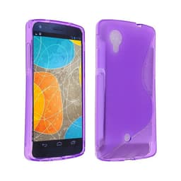 S-Line Silicone Cover til LG Nexus 5 (E980) : farve - lilla