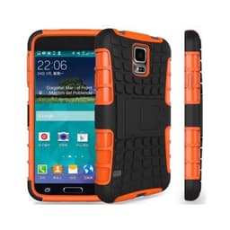 Stødfast Cover med stativ Samsung Galaxy S5 Mini (SM-G800F) : farve - appelsin