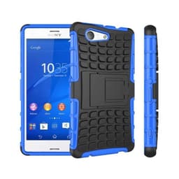 Stødfast Cover med stativ Sony Xperia Z3 Compact (D5803) : farve - blå