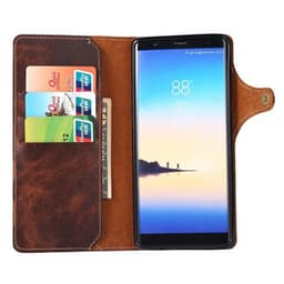 Lommebokdeksel 3-kort ekte lær Samsung Galaxy Note 8 (SM-N950F)  - br