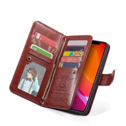 Kaksinkertainen läppämagneetti 2i1 Apple iPhone 11 (6.1 ")  - ruskea