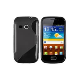 S-Line Silicone Cover til Samsung Galaxy Mini 2 (GT-s6500) : farve - sort