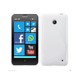 S-Line Silicone Cover til Nokia Lumia 630/635 (RM-976) : farve - hvid