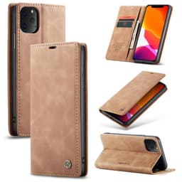 CaseMe Smart Magnet FlipCase Apple iPhone 11 Pro Max (6.5")  - Brun