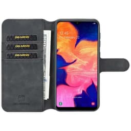 DG-Ming Lommebokdeksel 3-kort Samsung Galaxy A10 (SM-A105F)  - Svart