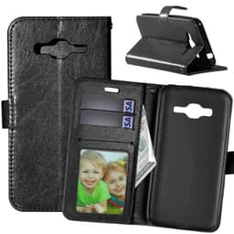 Lompakkokotelo 3-kortti Samsung Galaxy J3 / J3 2016 (SM-J300 / J320F)