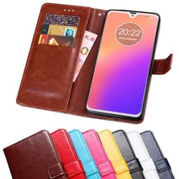 Lompakkokotelo 2-kortti Motorola Moto G7 (XT1962)  - tumma