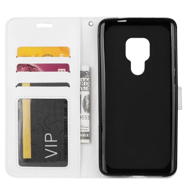 Wallet 3-kort til Huawei Mate 20 (HMA-L29)  - hvid