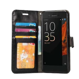Mobilplånbok 3-kort Sony Xperia XZ / XZs (F8331)  - Svart