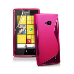 S-Line Silicone Cover til Microsoft Lumia 535 (RM-1091) : farve - lyserød
