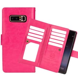 Dobbelt Flip Flexi 9-kort Samsung Galaxy Note 8 (SM-N950F)  - lyserød