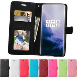 Lommebokdeksel 3-kort OnePlus 7  - Rosa