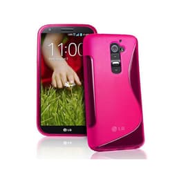 S-Line Silicone Cover til LG G2 (D802) : farve - lyserød