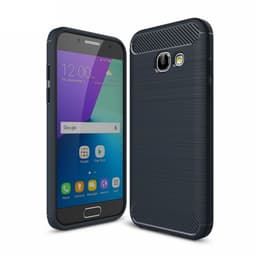 Børstet silikondeksel Samsung Galaxy A5 2017 (SM-A520F)  - Blå