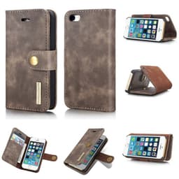 Lompakkokotelo DG-Ming 2i1 Apple iPhone 5, 5S, 5SE  - harmaa