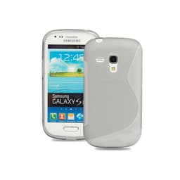 S-Line Silicone Cover til Samsung Galaxy S3 Mini (GT-i8190) : farve - røget