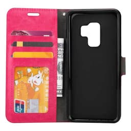 Lompakkokotelo 3-kortti Samsung Galaxy S9 Plus (SM-G965F)  - pinkki