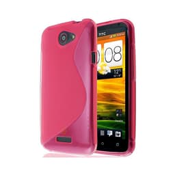 S-Line Silicone Cover til HTC ONE X (S720e) : farve - lyserød