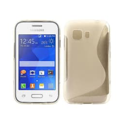 S-Line Silicone Cover til Samsung Galaxy Young 2 (SM-G130H) : farve - gennemsigtig