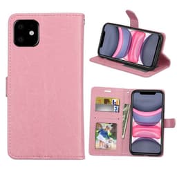 Lompakkokotelo 3-kortti Apple iPhone 11 (6.1 ")  - vaaleanpunainen