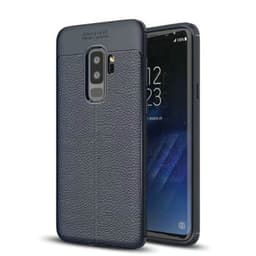 Lærmønstret silikondeksel Samsung Galaxy S9 (SM-G960F)  - Blå