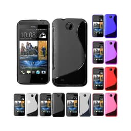 S Line silikon skal HTC Desire 300 Grå