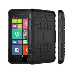 Stødfast Cover med stativ Nokia Lumia 530 (RM-1017) : farve - sort