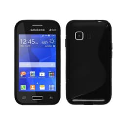 S-Line Silicone Cover til Samsung Galaxy Young 2 (SM-G130H) : farve - sort
