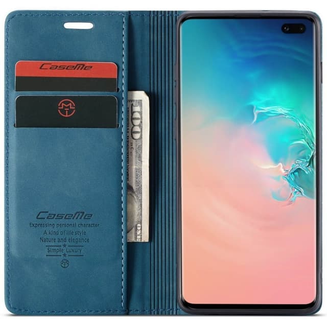 CaseMe Smart Magnet FlipCase Samsung Galaxy S10 Plus (SM-G975F)  - bl�