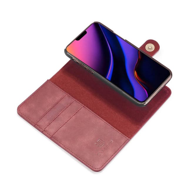 DG-Ming Lommebok 2i1 Apple iPhone 11 Pro Max (6.5")  - RØD