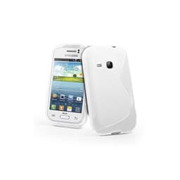 S-Line Silicone Cover til Samsung Galaxy Young (GT-s6310) : farve - hvid