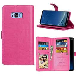 Dobbeltflip Flexi 9-kort Samsung Galaxy S8 (SM-G950F)  - Rosa