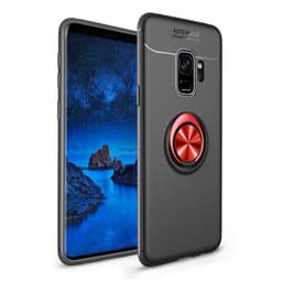 Slim Ring cover Samsung Galaxy S9 (SM-G960F)  - Sort / Rød