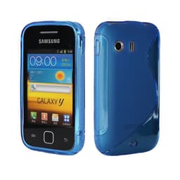 S-Line Silicone Cover til Samsung Galaxy Y (GT-s5360) : farve - blå