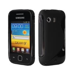 S-Line Silicone Cover til Samsung Galaxy Y (GT-s5360) : farve - sort