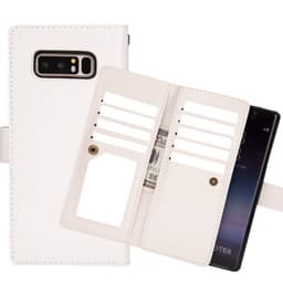 Dobbeltflip Flexi 9-kort Samsung Galaxy Note 8 (SM-N950F)  - Hvit