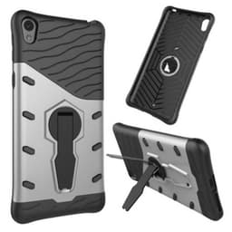 Sniper kotelo 2i1 jalustalla Sony Xperia E5 (F3311)  - hopea
