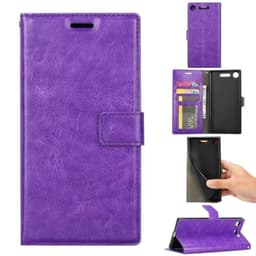 Wallet 3-kort til Sony Xperia XZ1 Compact (G8441)  - lilla