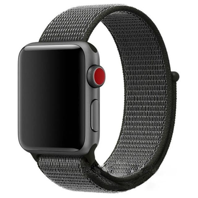 Apple Watch 38mm nailonrannekoru - tumma oliivi