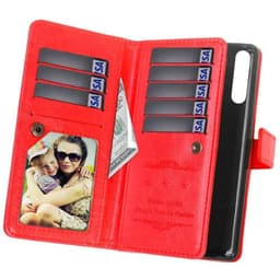 Dobbeltflip Flexi 9-kort Huawei P30 (ELE-L29)  - RØD