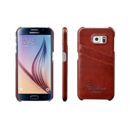 Retro skal 2-kort Samsung Galaxy S6 (SM-G920F) Brun