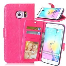 Lommebokdeksel 3-kort Samsung Galaxy S6 Edge (SM-G925F)  - Rosa