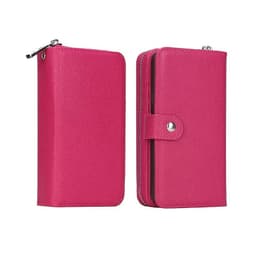 Lommeboksbag 2i1 Samsung Galaxy S4 ( GT -i9500)  - Mørk rosa
