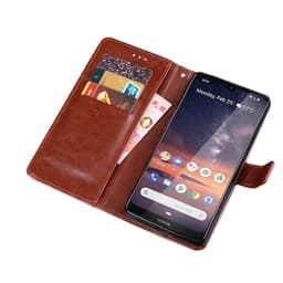 Lompakkokotelo 3-kortti Nokia 3.2 (TA-1161)  - ruskea