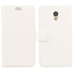 Lommebokdeksel 2-kort Lenovo Vibe P2  - Hvit