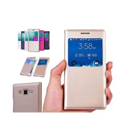 FlipCover Samsung Galaxy E5 (SM-E500) Ljusrosa
