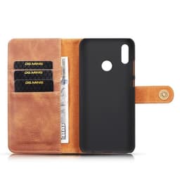 DG-Ming Lommebok 2i1 Huawei P Smart 2019 (POT-LX1)  - brun