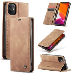 CaseMe Smart Magnet Flipdeksel Apple iPhone 11 (6.1")  - brun