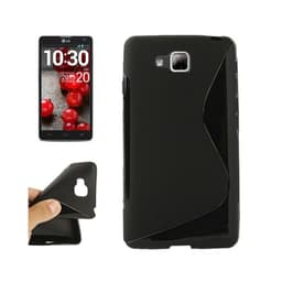S-Line Silicone Cover til LG Optimus L9 II (D605) : farve - sort